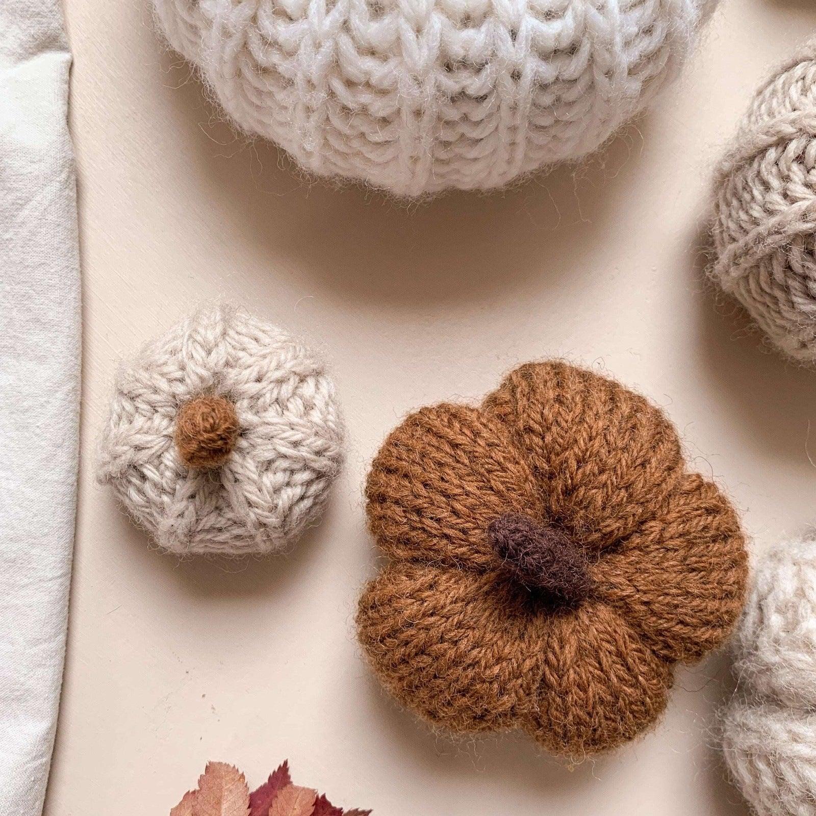 Høstgresskar - Gratis strikkeoppskrift - Oliva Fibers & Design