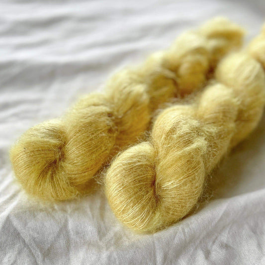 Lemon Sherbert - Håndfarget garn | Oliva Fibers & Design