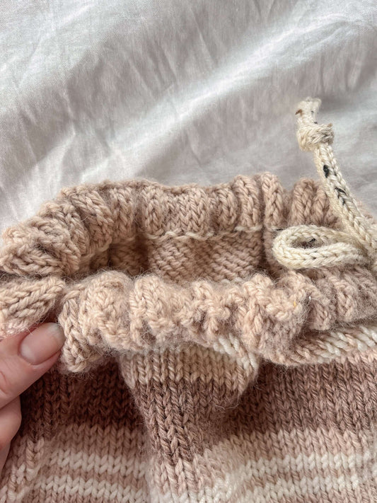Basic Knit Bag - Gratis strikkeoppskrift - Oliva Fibers & Design