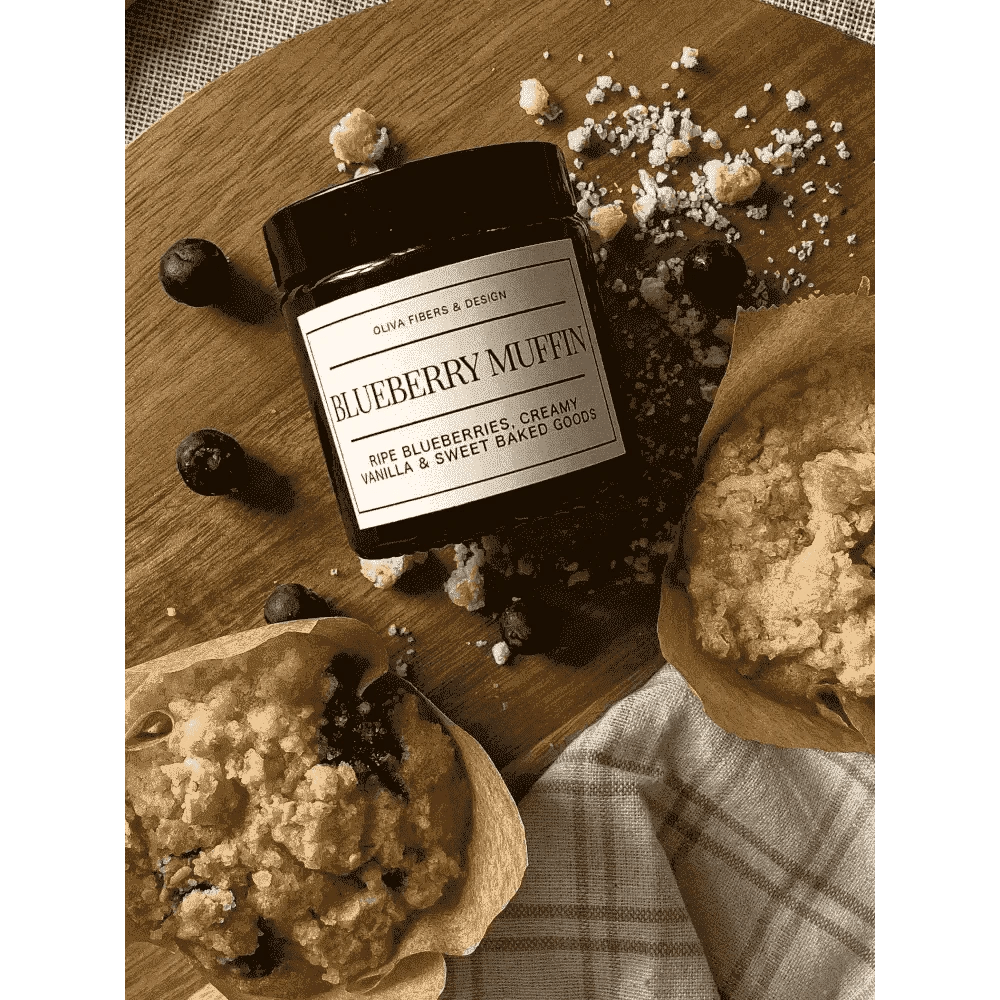 ’Blueberry Muffin’ - Duftlys og vokssmelt - Duftlys