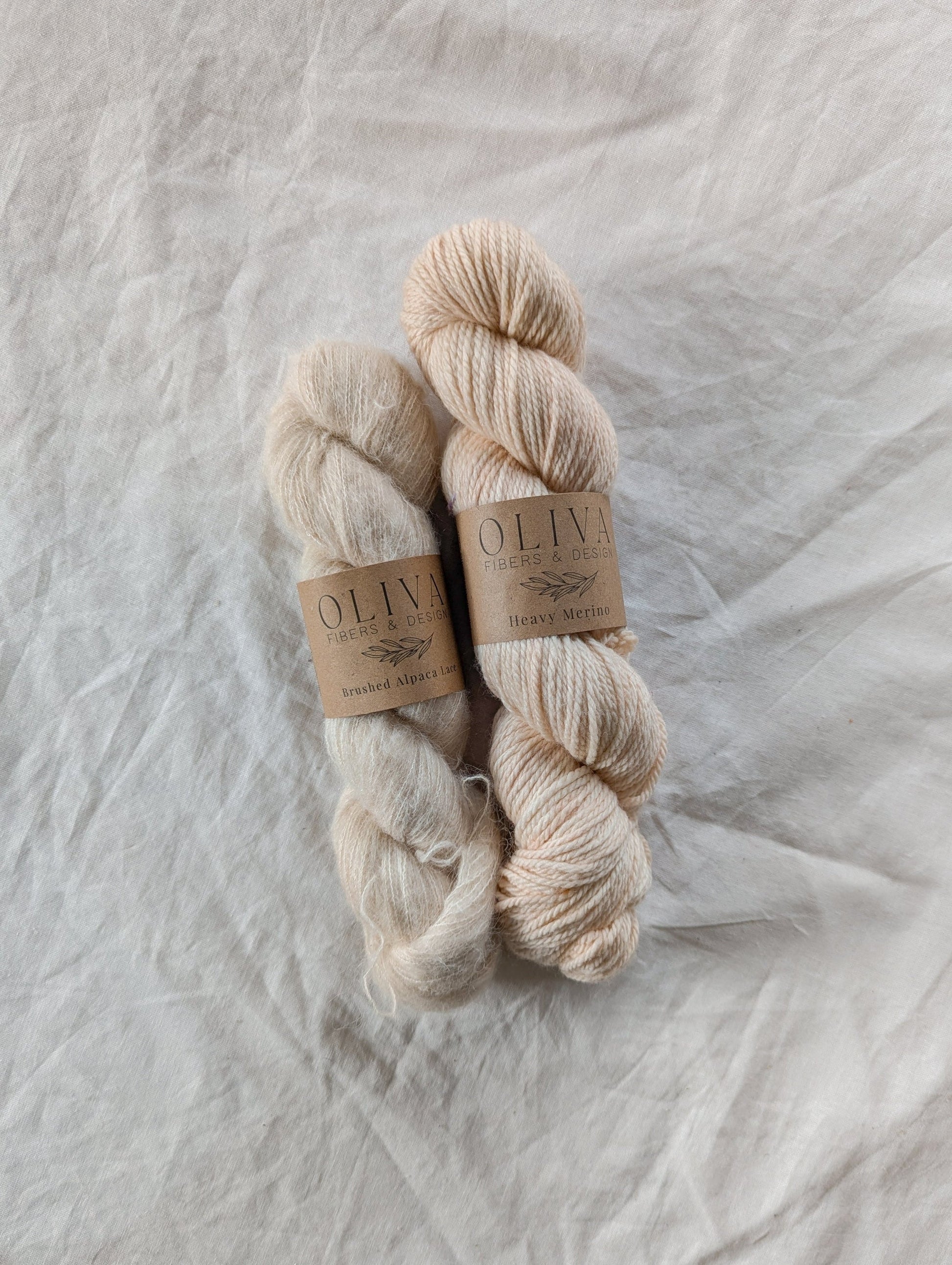 Marzipan - Håndfarget garn - Oliva Fibers & Design
