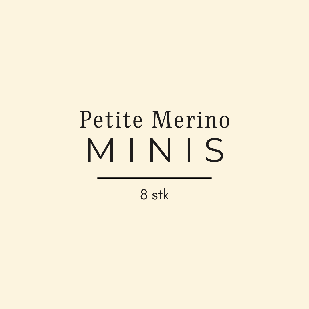 Petite Merino Minis (8 stk) - Håndfarget garn - Oliva Fibers & Design